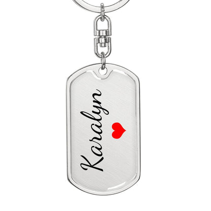 Karalyn Keychain – Name Keychain for Women