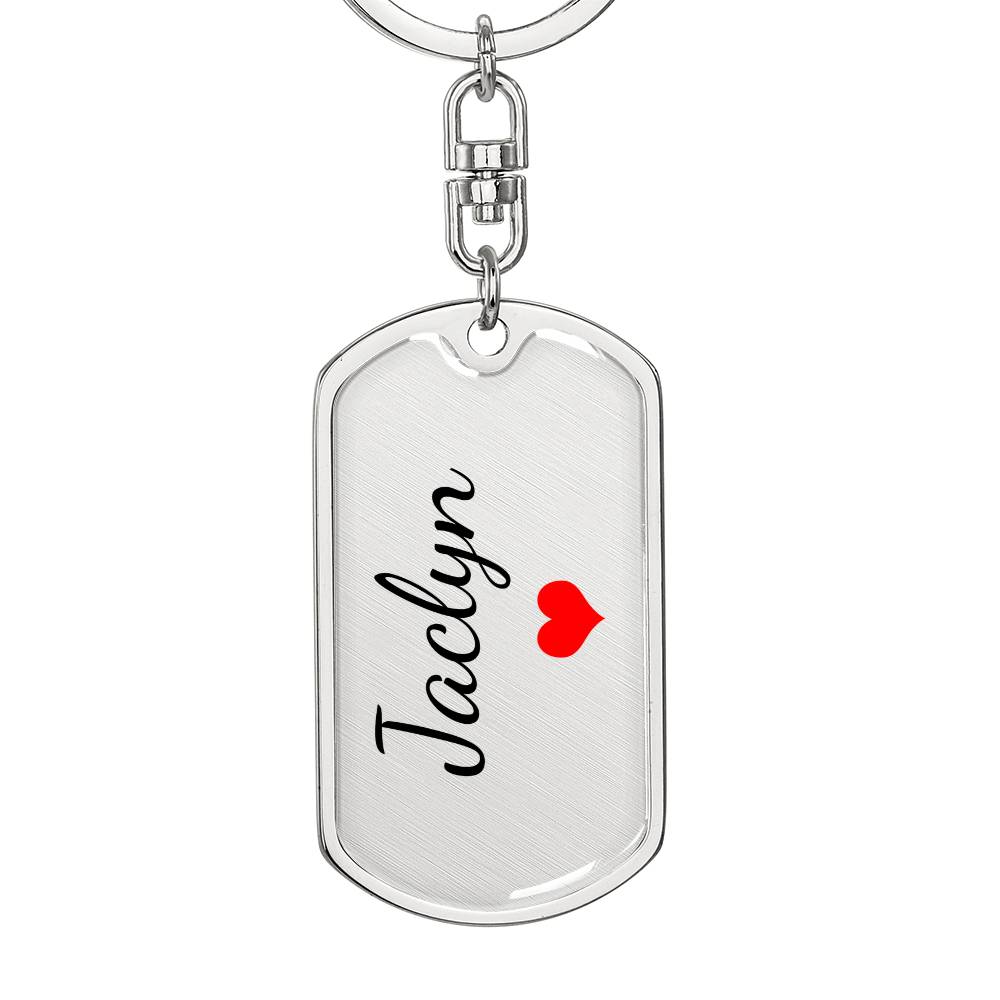 Jaclyn Keychain – Custom Name Keychain for Women