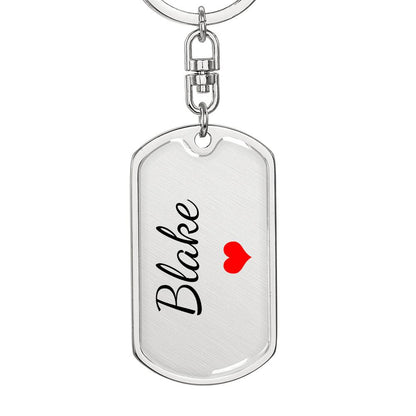 Blake Keychain – Custom Name Keychain for Women