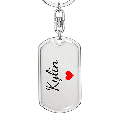 Kylin Keychain – Custom Name Keychain for Women