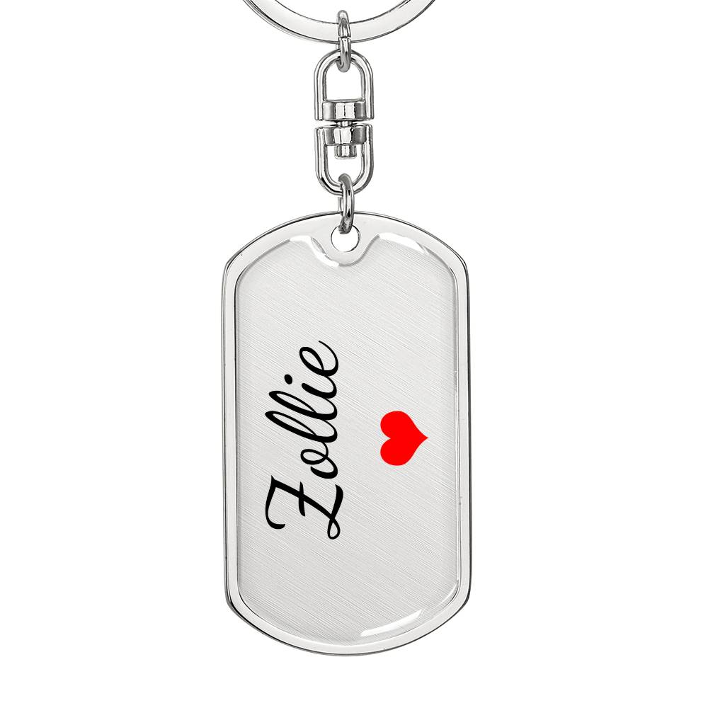 Zollie Keychain – Custom Name Keychain for Women