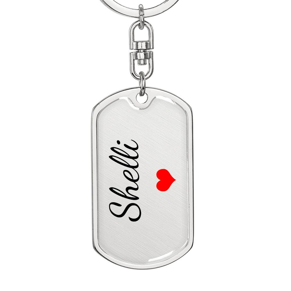 Shelli Keychain – Custom Name Keychain for Women