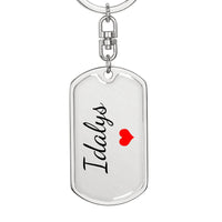 Load image into Gallery viewer, Idalys Keychain – Custom Name Keychain for Women
