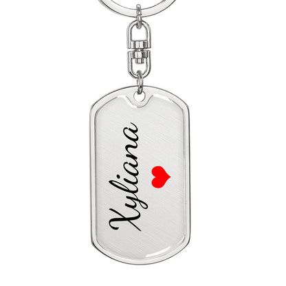 Xyliana Keychain – Name Keychain for Women