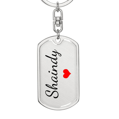 Shaindy Keychain – Name Keychain for Women