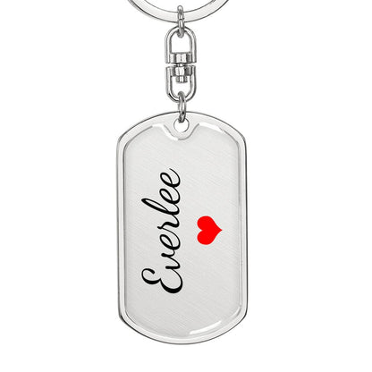 Everlee Keychain – Name Keychain for Women