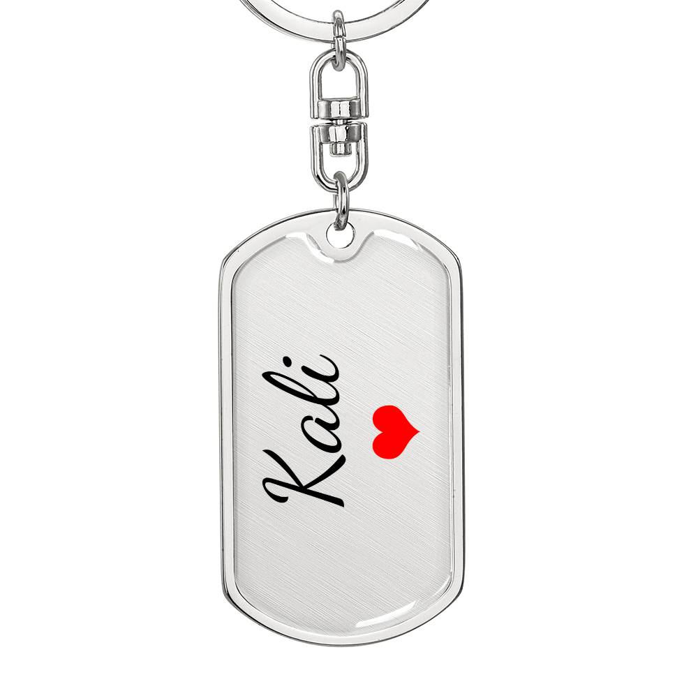 Kali Keychain – Custom Name Keychain for Women