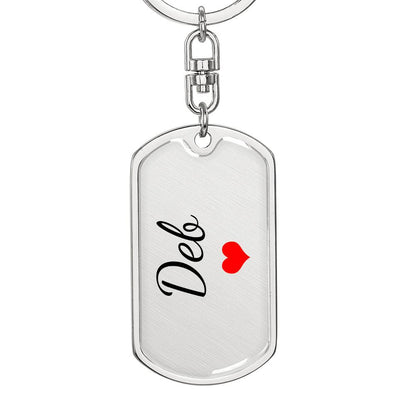 Deb Keychain – Custom Name Keychain for Women