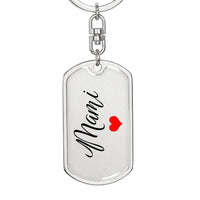 Load image into Gallery viewer, Regalo para Mami, Llavero Personalizado Grabado, Dia de las Madres Keepsake from Hijos, Latina Mom Gift Personalized
