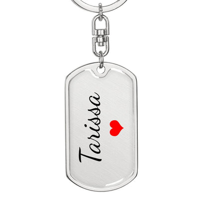 Tarissa Keychain – Name Keychain for Women