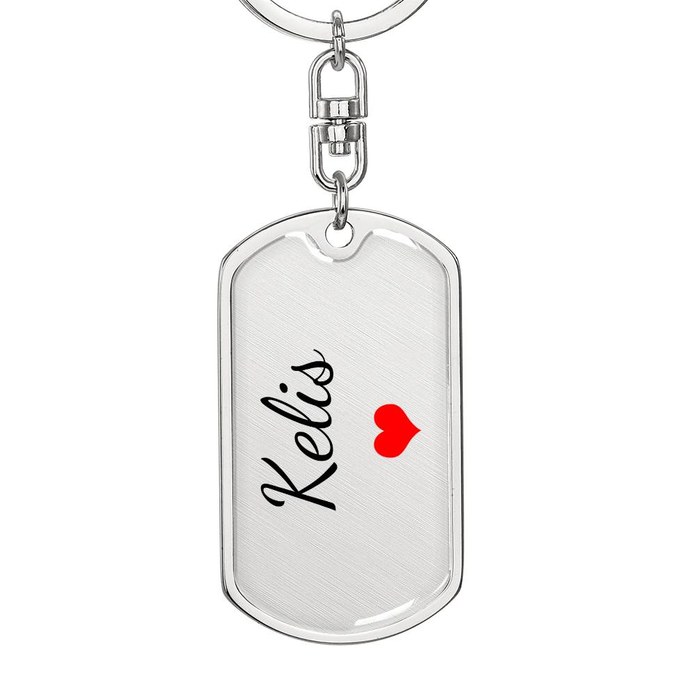 Kelis Keychain – Custom Name Keychain for Women