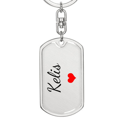 Kelis Keychain – Custom Name Keychain for Women