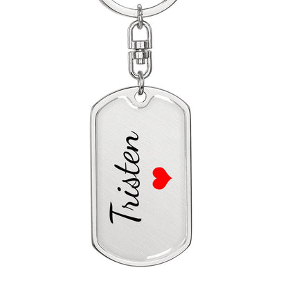 Tristen Keychain – Name Keychain for Women