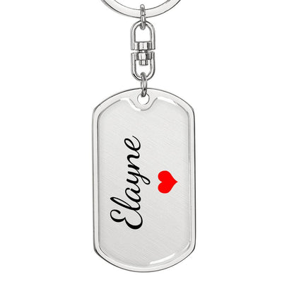 Elayne Keychain – Custom Name Keychain for Women
