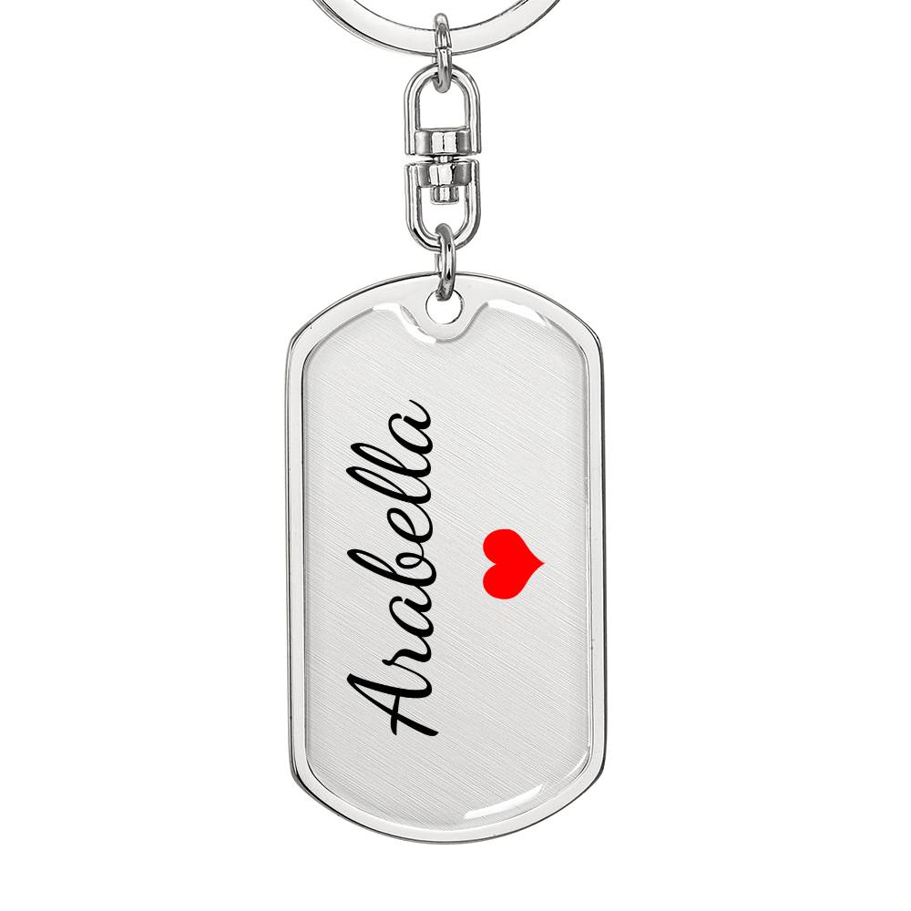 Arabella Keychain – Name Keychain Gift