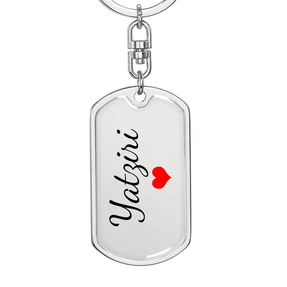 Yatziri Keychain – Name Keychain for Women