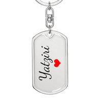 Load image into Gallery viewer, Yatziri Keychain – Name Keychain for Women
