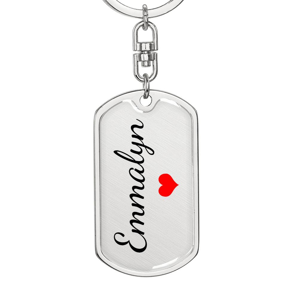 Emmalyn Keychain – Name Keychain for Women