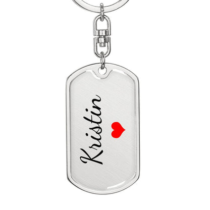 Kristin Keychain – Name Keychain for Women