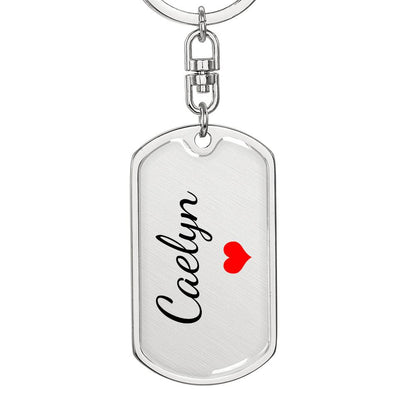 Caelyn Keychain – Custom Name Keychain for Women