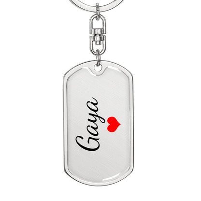 Gaya Keychain – Custom Name Keychain for Women