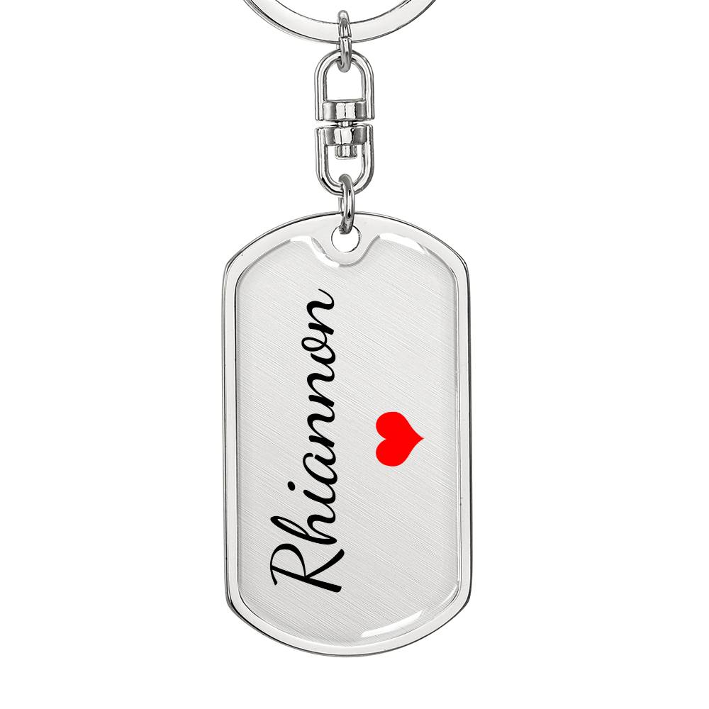 Rhiannon Keychain – Name Keychain Gift