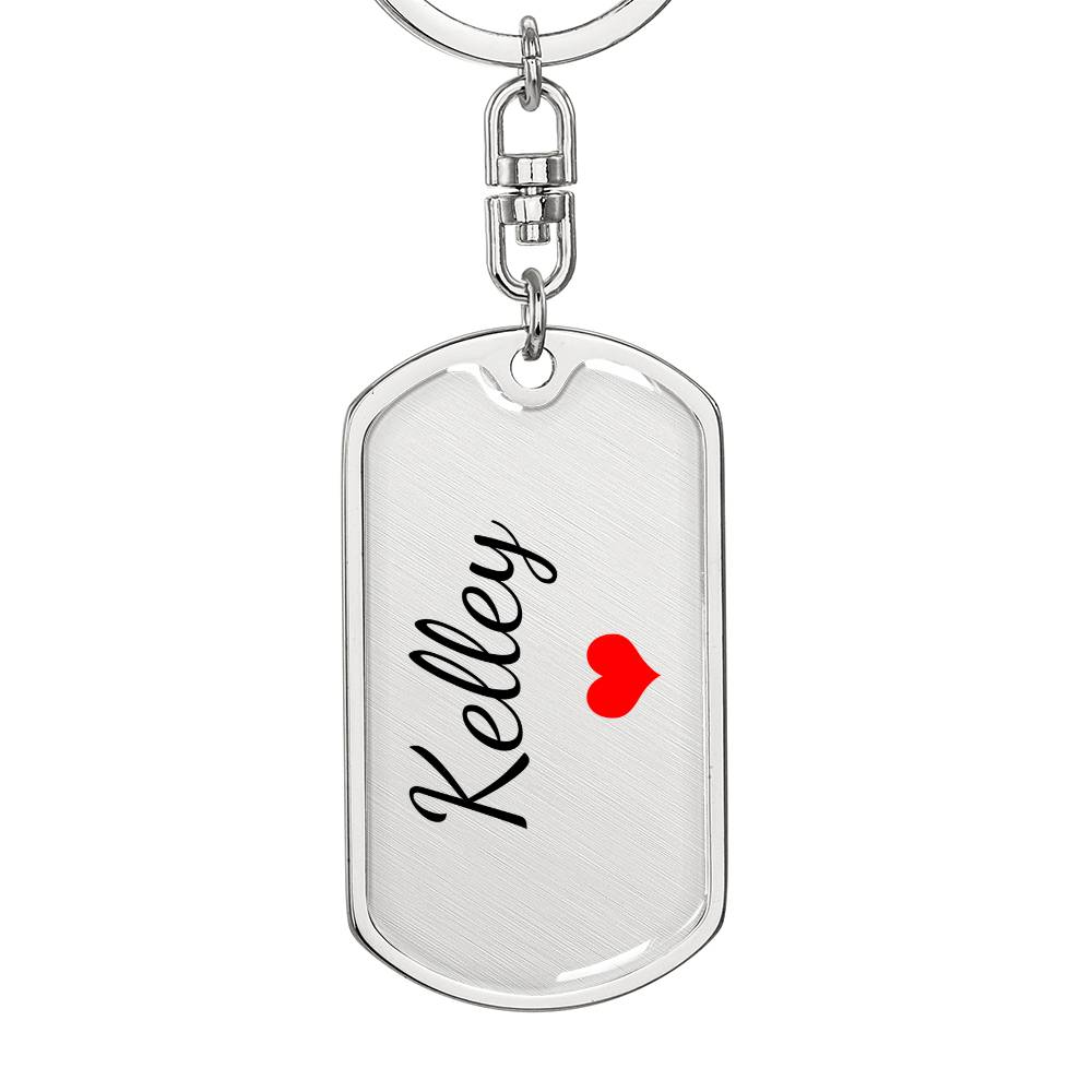 Kelley Keychain – Custom Name Keychain for Women