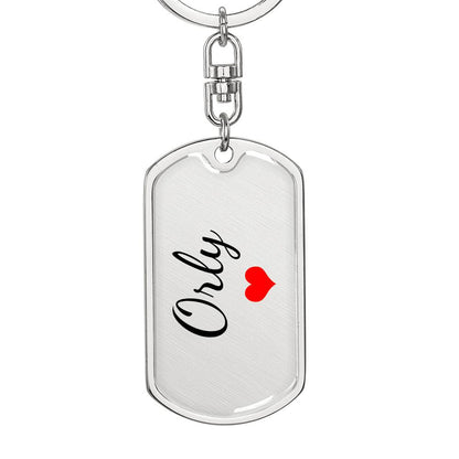 Orly Keychain – Custom Name Keychain for Women