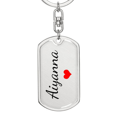 Aiyanna Keychain – Name Keychain for Women