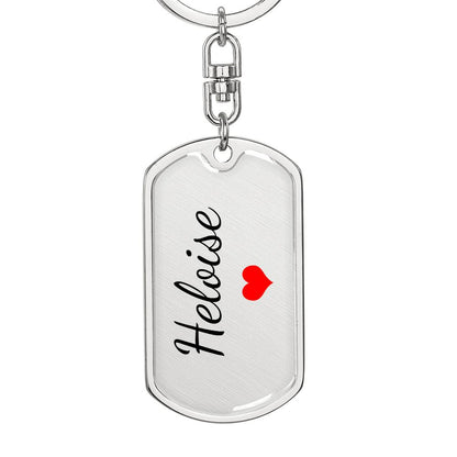 Heloise Keychain – Name Keychain for Women