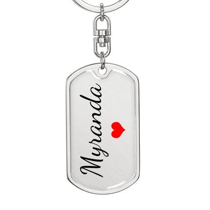 Myranda Keychain – Name Keychain for Women