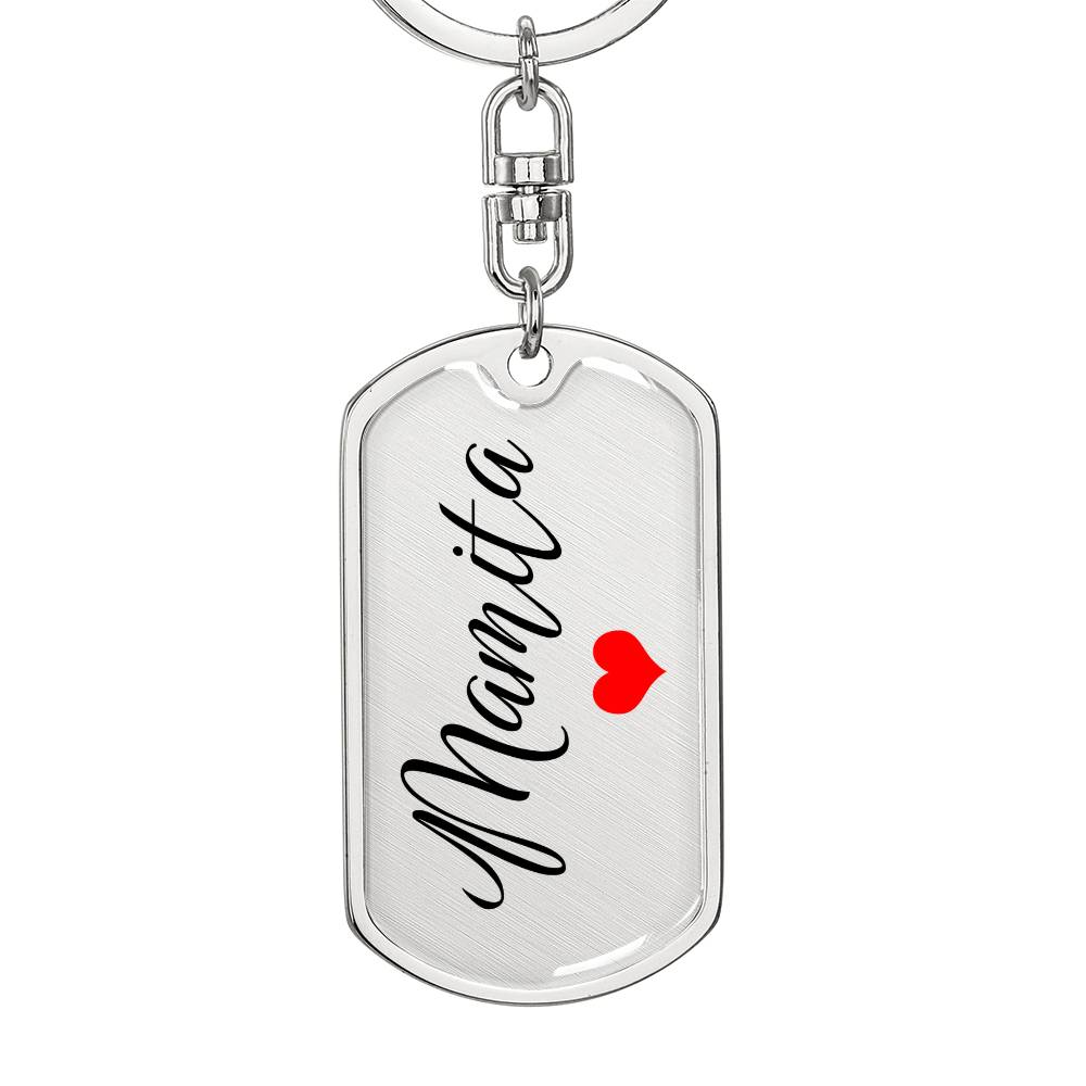 Regalo para Mamita, Llavero Personalizado Grabado, Dia de las Madres Keepsake from Hijos, Sentimental Latina Mom Gift