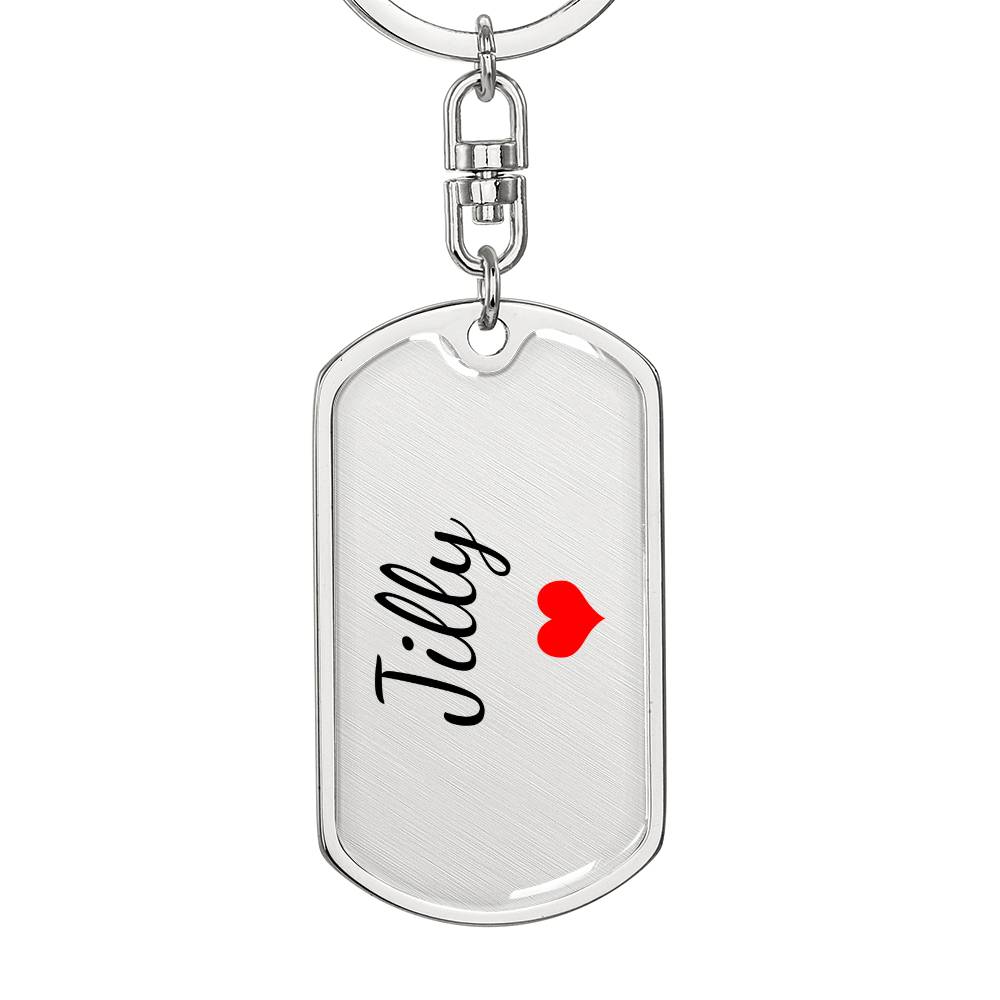 Jilly Keychain – Custom Name Keychain for Women
