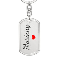 Load image into Gallery viewer, Marinny Keychain – Name Keychain for Women
