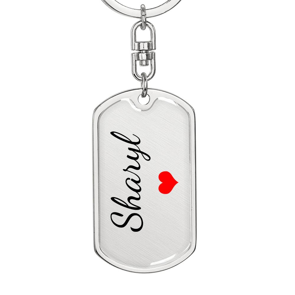 Sharyl Keychain – Custom Name Keychain for Women
