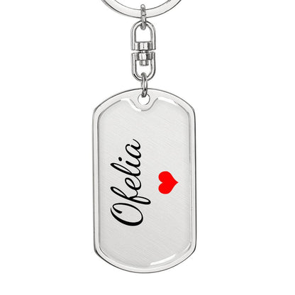 Ofelia Keychain – Custom Name Keychain for Women