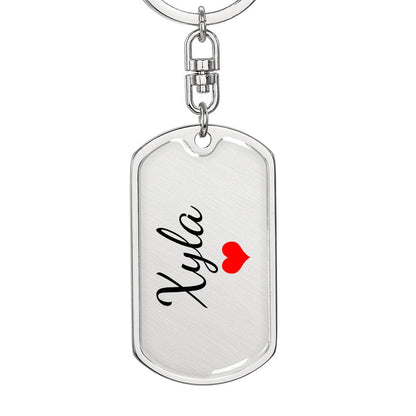 Xyla Keychain – Custom Name Keychain for Women