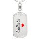 Callista Keychain – Name Keychain Gift