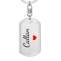 Load image into Gallery viewer, Callan Keychain – Custom Name Keychain for Women
