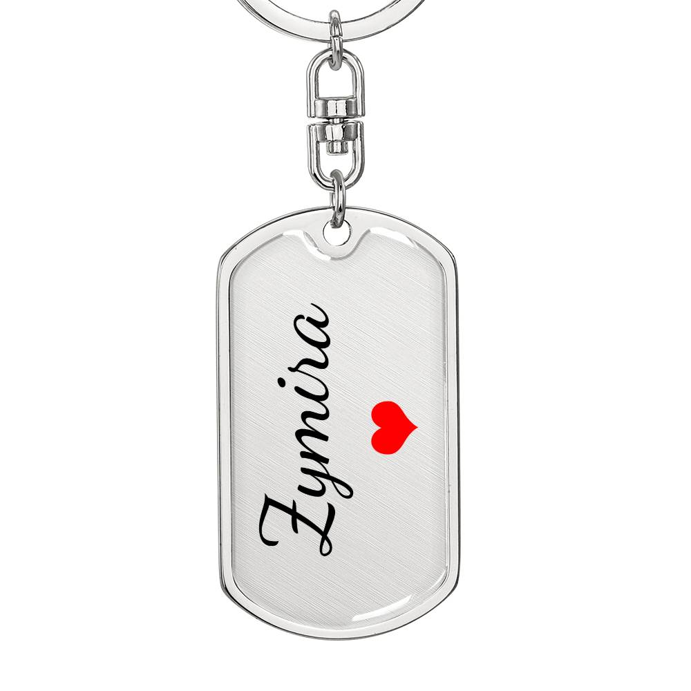 Zymira Keychain – Custom Name Keychain for Women