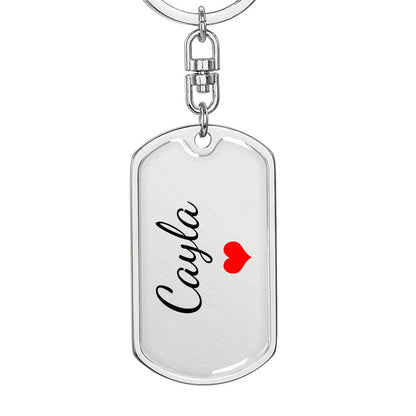 Cayla Keychain – Custom Name Keychain for Women
