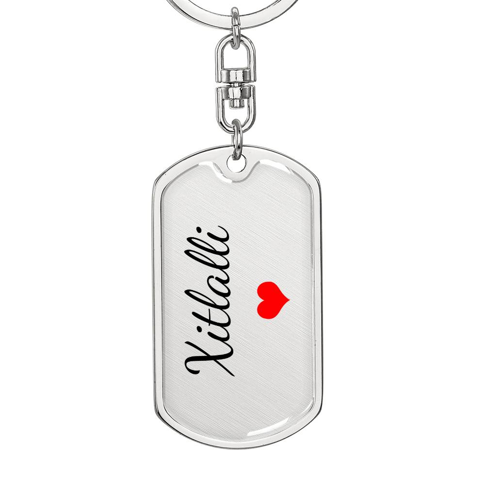 Xitlalli Keychain – Name Keychain Gift
