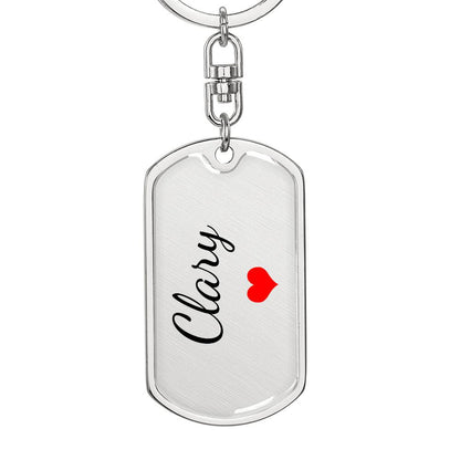 Clary Keychain – Custom Name Keychain for Women