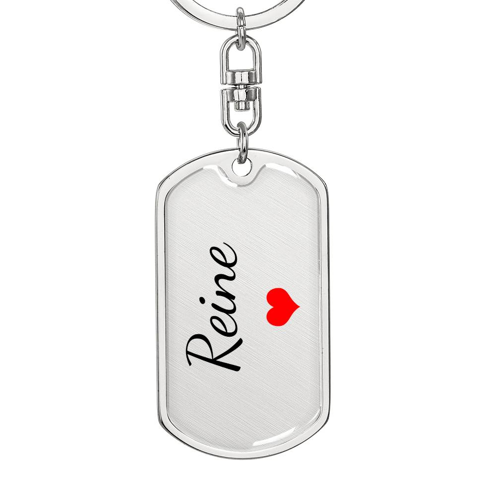 Reine Keychain – Custom Name Keychain for Women