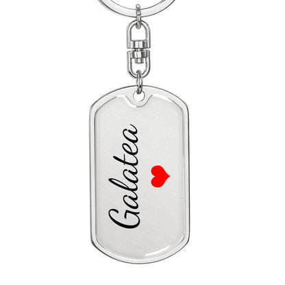 Galatea Keychain – Name Keychain for Women