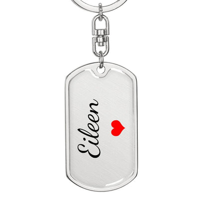 Eileen Keychain – Custom Name Keychain for Women