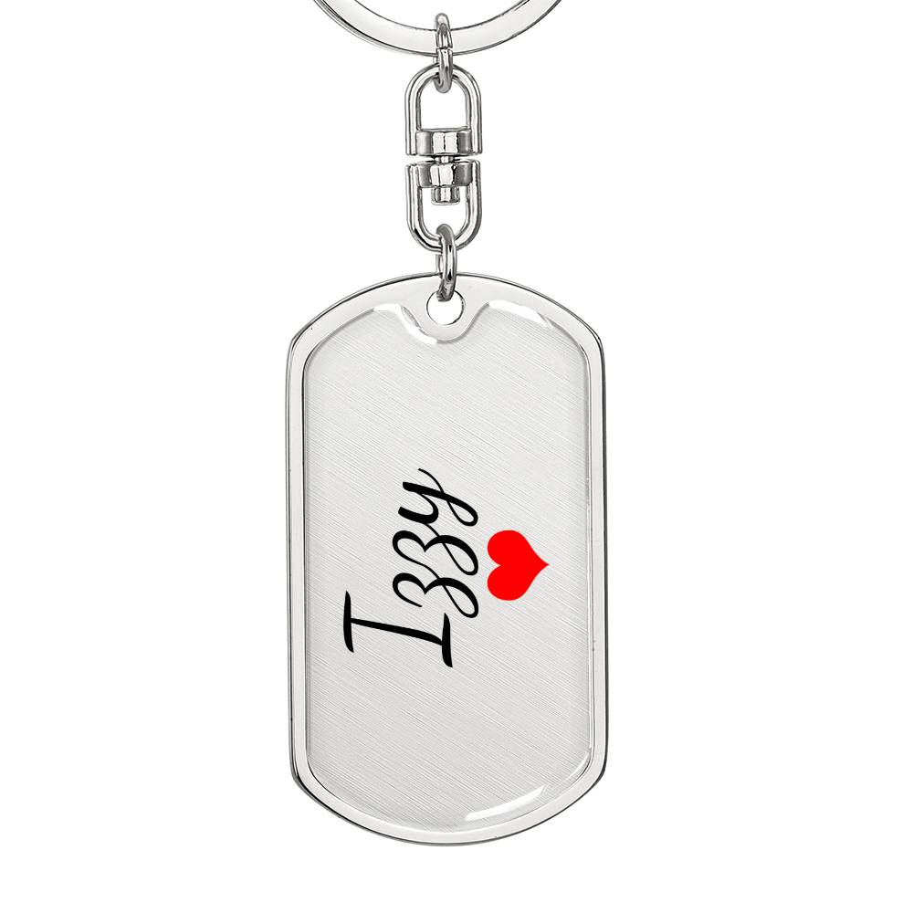 Izzy Keychain – Custom Name Keychain for Women