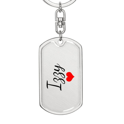 Izzy Keychain – Custom Name Keychain for Women