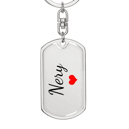 Nery Keychain – Custom Name Keychain for Women
