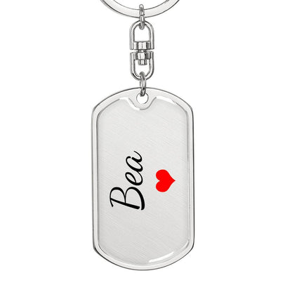 Bea Keychain – Custom Name Keychain for Women